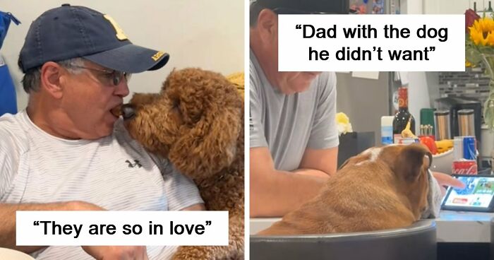 43 Times Men Got A Pet Against Their Will And Went From “Absolutely Not” To “That’s My Baby”
