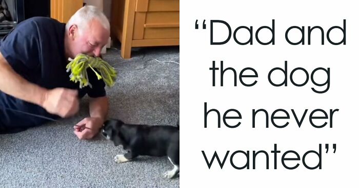 43 Times Men Got A Pet Against Their Will And Went From “Absolutely Not” To “That’s My Baby”