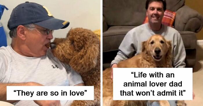 43 Times Men Got A Pet Against Their Will And Went From “Absolutely Not” To “That’s My Baby”