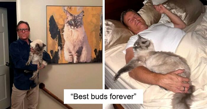 43 Times Men Got A Pet Against Their Will And Went From “Absolutely Not” To “That’s My Baby”