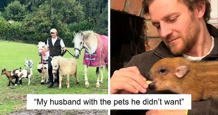 43 Times Men Got A Pet Against Their Will And Went From “Absolutely Not” To “That’s My Baby”