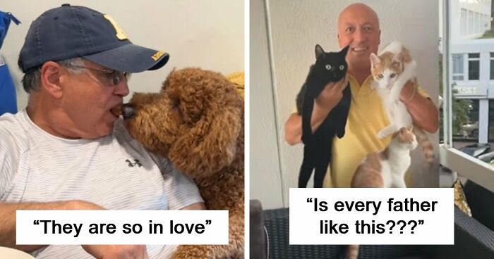 43 Times Men Got A Pet Against Their Will And Went From “Absolutely Not” To “That’s My Baby”