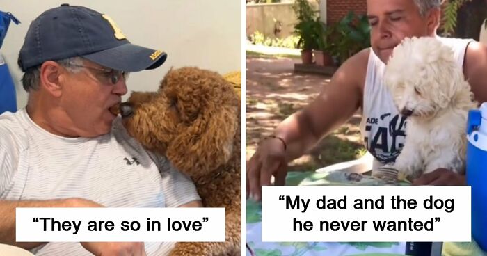 43 Times Men Got A Pet Against Their Will And Went From “Absolutely Not” To “That’s My Baby”