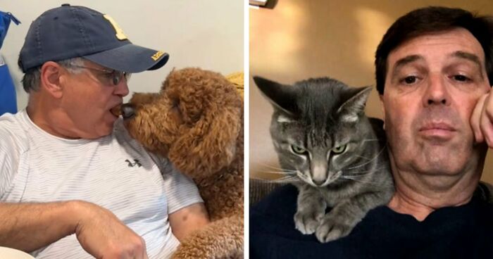 43 Times Men Got A Pet Against Their Will And Went From “Absolutely Not” To “That’s My Baby”