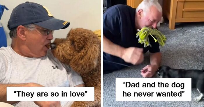 43 Times Men Got A Pet Against Their Will And Went From “Absolutely Not” To “That’s My Baby”
