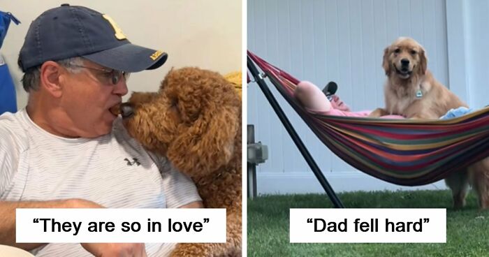 43 Times Men Got A Pet Against Their Will And Went From “Absolutely Not” To “That’s My Baby”
