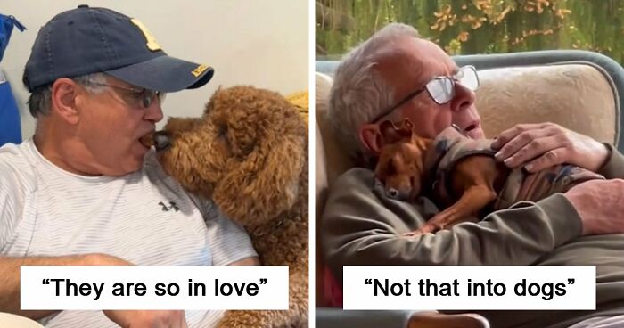 43 Times Men Got A Pet Against Their Will And Went From “Absolutely Not” To “That’s My Baby”