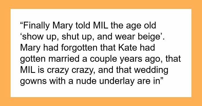 MIL Throws A Pity Party Over Not Wearing Green For Son’s Wedding, Plans To Switch Dresses Anyway
