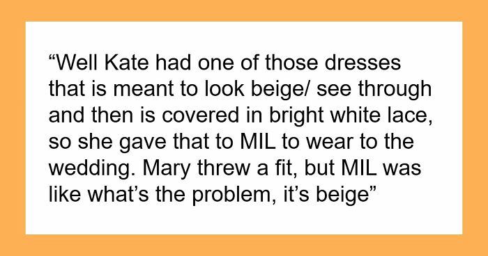 MIL Throws A Pity Party Over Not Wearing Green For Son’s Wedding, Plans To Switch Dresses Anyway