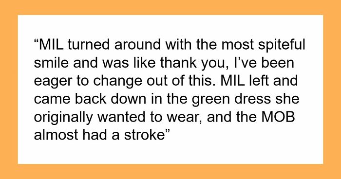 Bride Tells MIL To “Show Up, Shut Up, And Wear Beige,” She Maliciously Complies