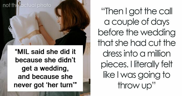 MIL Funds Her Daughter-In-Law’s Entire $60K Wedding, Then Cuts The Dress To Pieces Two Days Before