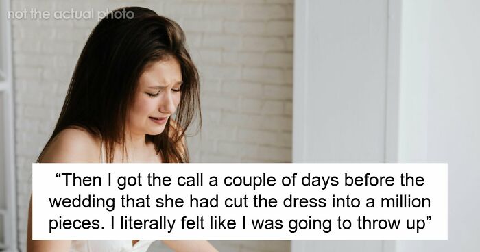 MIL Funds Her Daughter-In-Law’s Entire $60K Wedding, Then Cuts The Dress To Pieces Two Days Before
