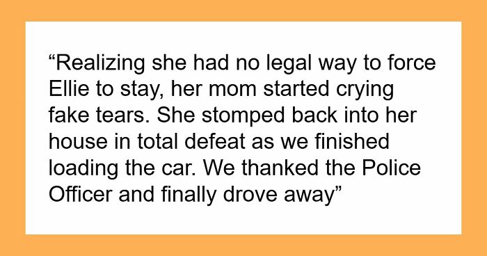 Mom Calls Cops To Keep Daughter Home, Officer Clarifies That Is Not How Adulthood Works