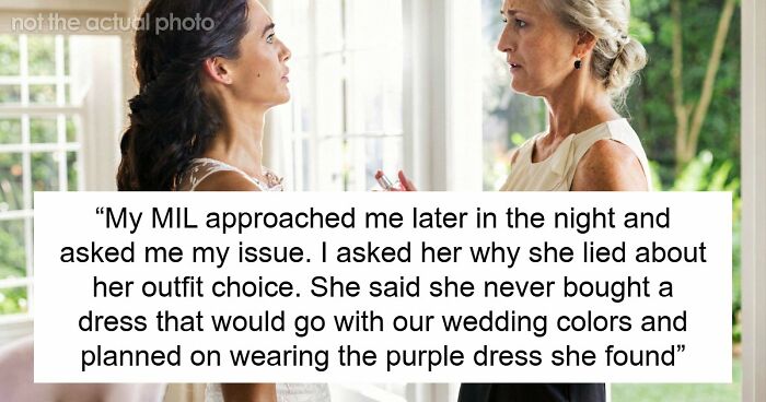 MIL Gets Told Pink Or Black For Wedding, Becomes Photoshop’s Victim As She Shows Up In Purple Anyway