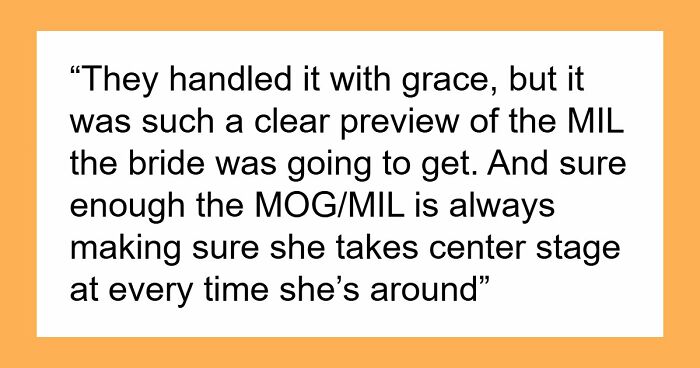 Bride Honors Late Dad During Wedding, MIL Puts On A Show To Prove That Her Grief Is Bigger