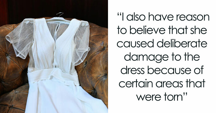 Bride Aghast As MIL Ruins Her $11K Wedding Dress, Loses It When Groom Says She’s “Overreacting”