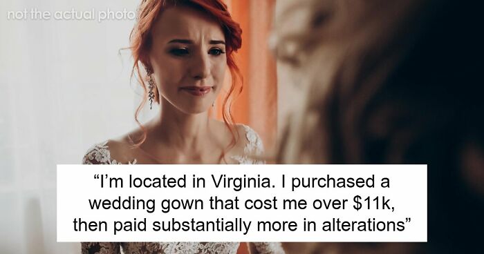 Bride Aghast As MIL Ruins Her $11K Wedding Dress, Loses It When Groom Says She’s “Overreacting”