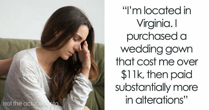 Bride Aghast As MIL Ruins Her $11K Wedding Dress, Loses It When Groom Says She’s “Overreacting”