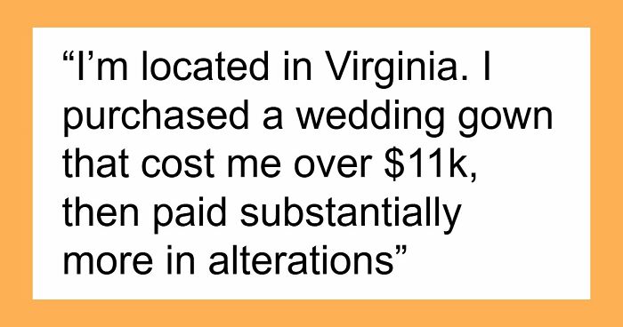 Bride Aghast As MIL Ruins Her $11K Wedding Dress, Loses It When Groom Says She’s “Overreacting”