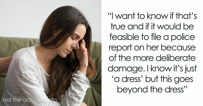 Bride Aghast As MIL Ruins Her $11K Wedding Dress, Loses It When Groom Says She’s “Overreacting”