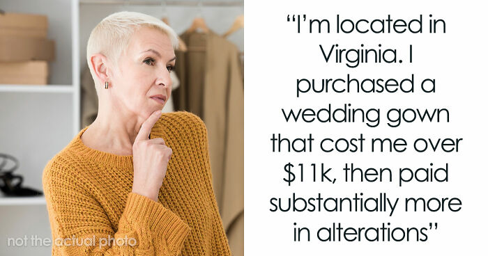 Bride Aghast As MIL Ruins Her $11K Wedding Dress, Loses It When Groom Says She’s “Overreacting”