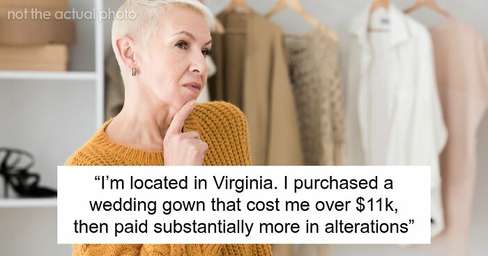 Bride Aghast As MIL Ruins Her $11K Wedding Dress, Loses It When Groom Says She’s “Overreacting”