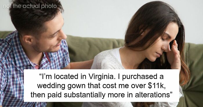 Bride Aghast As MIL Ruins Her $11K Wedding Dress, Loses It When Groom Says She’s “Overreacting”