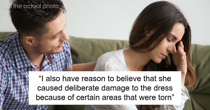 Bride Aghast As MIL Ruins Her $11K Wedding Dress, Loses It When Groom Says She’s “Overreacting”