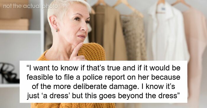 Bride Aghast As MIL Ruins Her $11K Wedding Dress, Loses It When Groom Says She’s “Overreacting”
