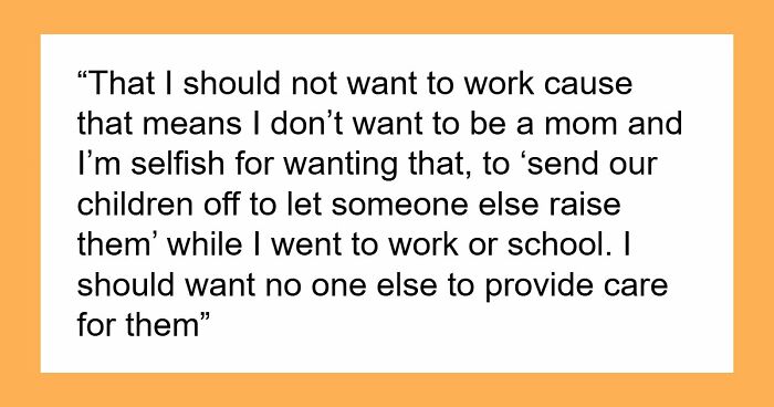 Guy Says GF Must “Submit” To Being A SAHM With Traditional Values, She Feels Lost And Trapped