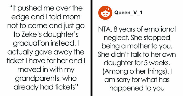 Teen Tired Of Being Second Choice Tells Mom To Skip Her Graduation And Go To Stepdaughter’s