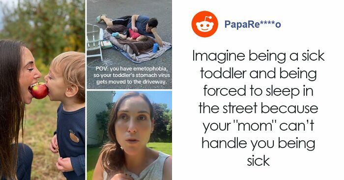 Momfluencer Makes Sick Toddler Sleep In The Driveway Because She Has “Emetophobia”
