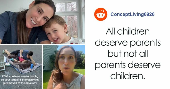 Momfluencer Makes Sick Toddler Sleep In The Driveway Because She Has “Emetophobia”