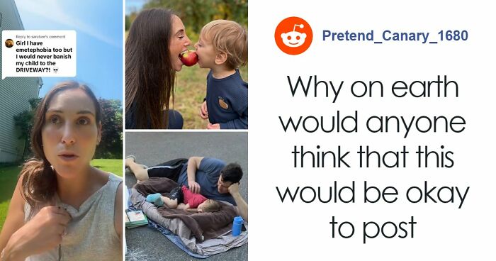 Momfluencer Makes Sick Toddler Sleep In The Driveway Because She Has “Emetophobia”