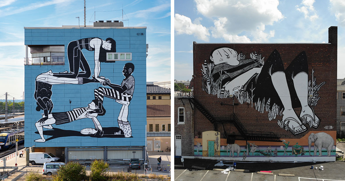 Artist Uses Zero Color to Make Walls Cry — And It Works
