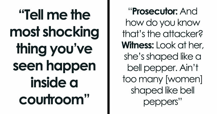 57 Courtroom Stories So Wild They Sound Completely Made Up