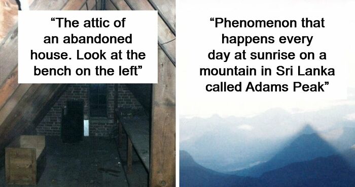 “Look At The Bench On The Left”: 37 Photos People Still Cannot Explain