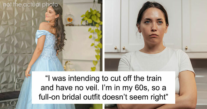 Mom’s Wedding Dress Choice Angers Her Daughter And Splits The Internet: “Extremely Weird”