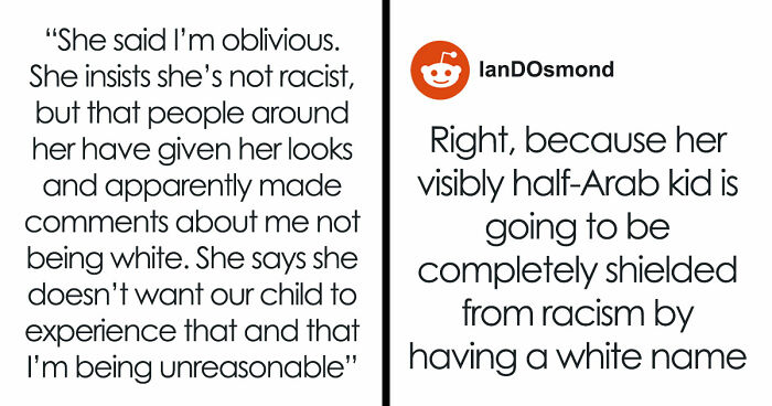 Guy Realizes That Fiancée Is A Big Racist As She Wants Baby To Have Her Ex’s Last Name, Not His