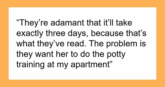 Entitled Parents Want Nanny To Potty Train Their Toddler By Letting Them Stay Diaper-Free In Her Home