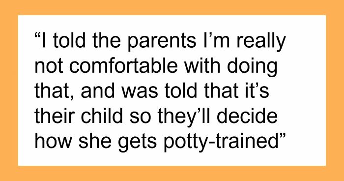 Entitled Parents Want Nanny To Potty Train Their Toddler By Letting Them Stay Diaper-Free In Her Home