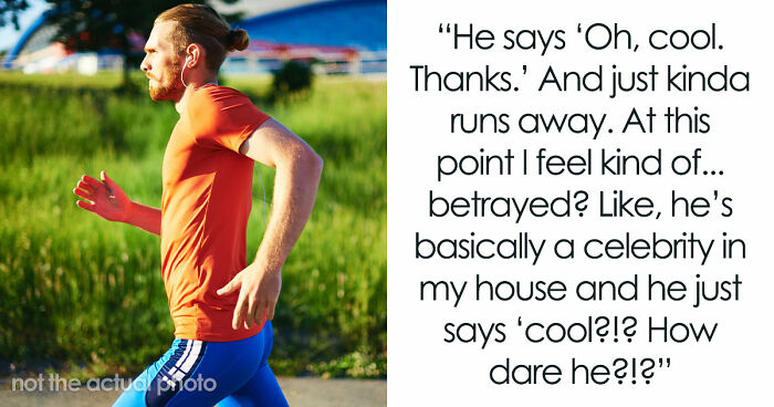 Fam Turn Jogger Into Their Own Celeb, Freak Him Out By Saying They’ve Been Watching Him For Years
