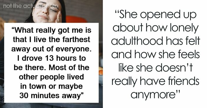 Woman Spends 13 Hours On The Road For Class Reunion, Can’t Believe People’s Audacity When She Gets There