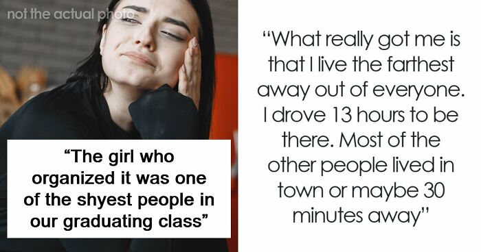 Woman Spends 13 Hours On The Road For Class Reunion, Can’t Believe People’s Audacity When She Gets There