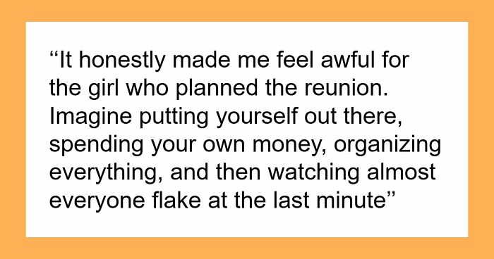 Woman Spends 13 Hours On The Road For Class Reunion, Can’t Believe People’s Audacity When She Gets There