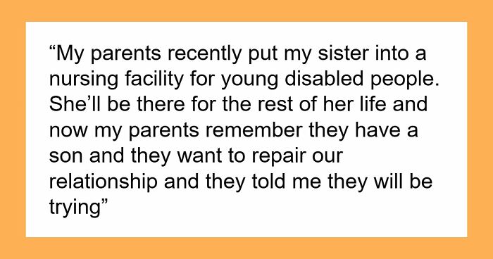 Guy Grows Up Invisible Next To Disabled Sis, Neglectful Parents Shocked He Walks Away For Good