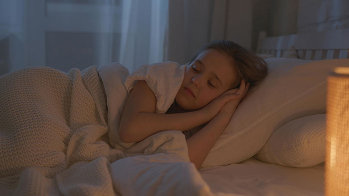 Child sleeping peacefully despite ugly cheating stories