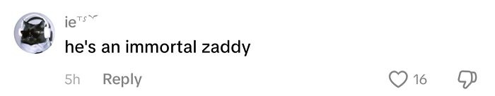 Comment praising Paul Rudd as an immortal zaddy with age-defying looks