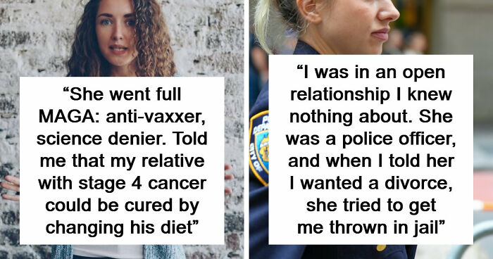 “Went Full MAGA”: 79 Divorces That Either Ended Peacefully, Or Left A Nasty Reminder