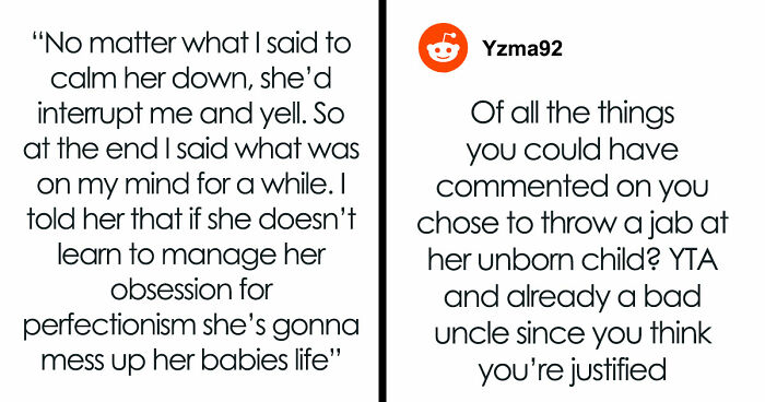 Cruel BIL Lashes Out At Perfectionist SIL For Criticizing His Work, Says She’ll Traumatize Her Kid